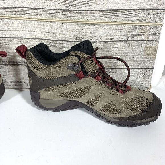 Merrell Women's Yokota 2 Mid Waterproof Hiking Boot size 7 Brindle - Picture 7 of 16